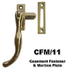 casement fastener and mortice plate