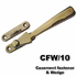 casement fastener and wedge