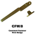 casement fastener and wedge