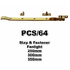 fanlight stay and fastener
