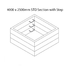 4000 x 2500mm STD section with step