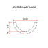 450 Half round channel