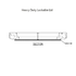 230mm Heavy duty Lockable Lid