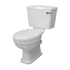 Roxton front flush WC with silver handle