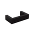240 x 125 x 45mm high  White Hand towel holder