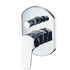 Crux concealed mixer with diverter
