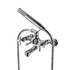 Moderna bath mixer with hand shower, hose and diverter