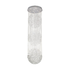 9-Light Chrome and Clear Decorative chandelier (PF106-CH/CL)
