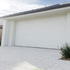 Double garage with one door opening