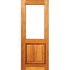 Glass top with bolection mould bottom panel door