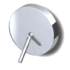 unslotted basin waste, plug and chain