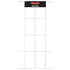 530 x 1080mm White wood 8 Pane (Code: 508661)